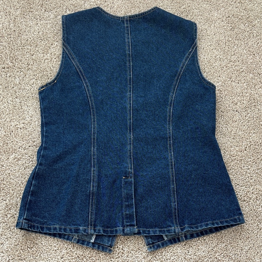 Denim Vest top and Shorts Set - Picture 3 of 6